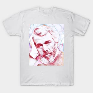 Thomas Carlyle Portrait | Thomas Carlyle Artwork Line Art T-Shirt